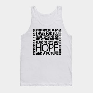 Jeremiah 29:11 Tank Top